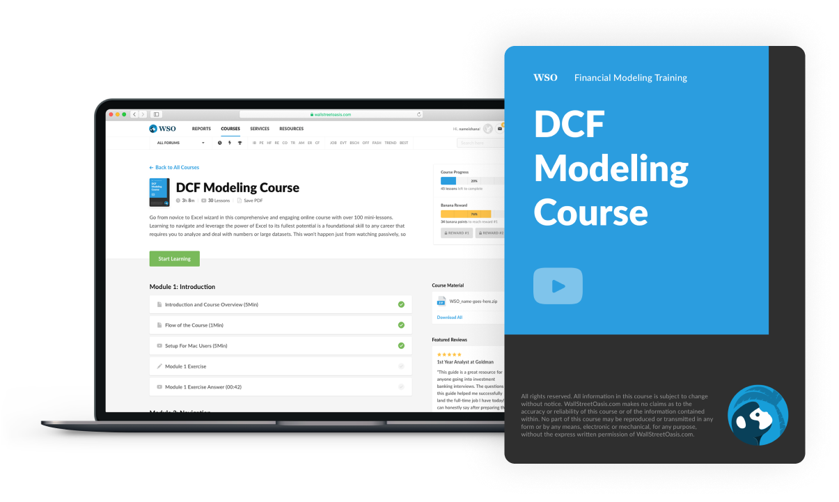 DCF建模课程