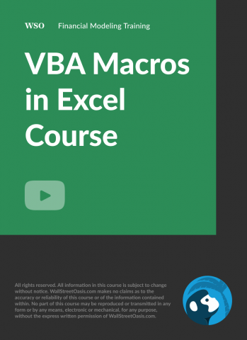 Excel课程中的VBA宏